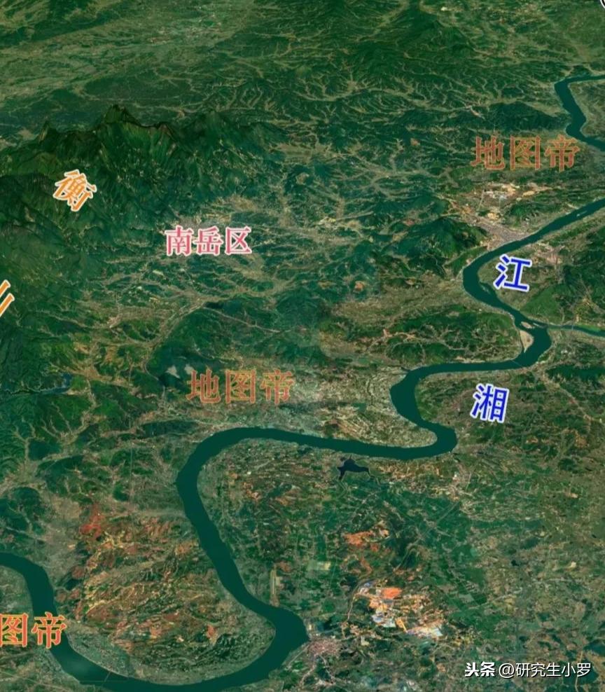 衡阳全景卫星影像：最新高清版城市立体地图